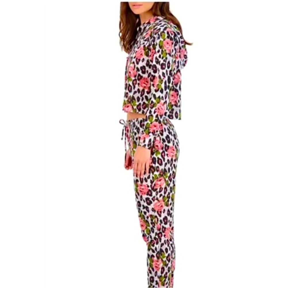 🌟 NWT Catherine Malandrino Rose Cheetah Print Set